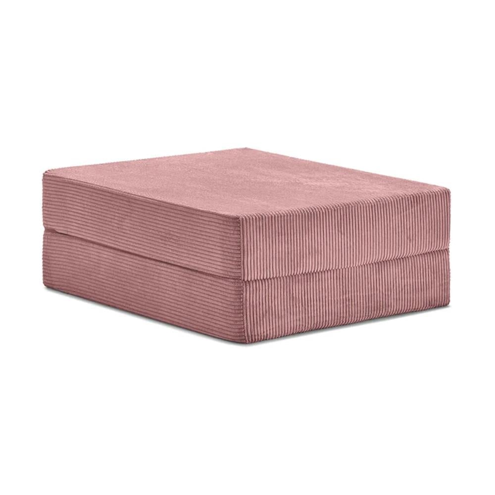 Teddy Sofa with Ottoman - Rose