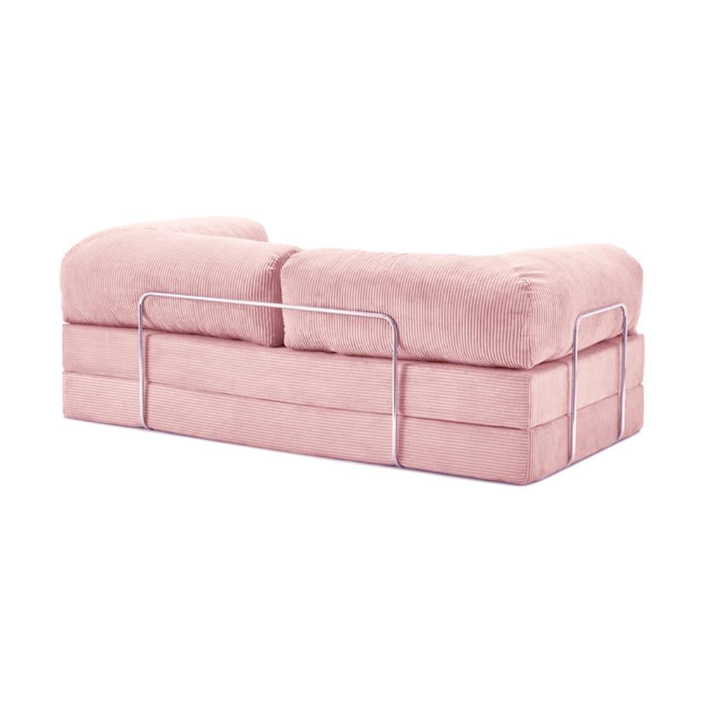 Teddy Sofa with Ottoman - Pink