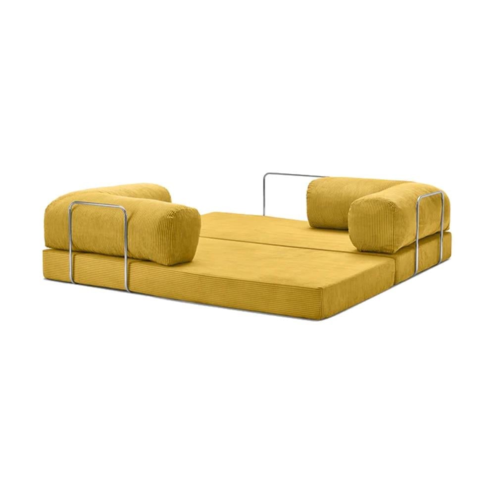 Teddy Sofa with Ottoman - Yellow