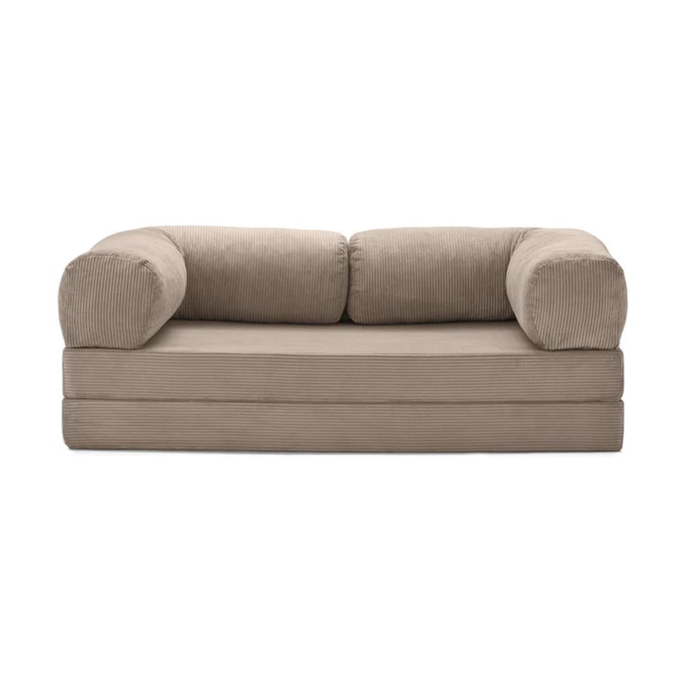 Teddy Sofa with Ottoman - Milky Coffe